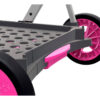 CLAX, carrito de compras plegable, multifuncional con caja de almacenamiento (Rosa)