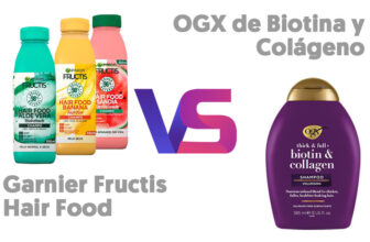 Champú Garnier Fructis Hair Food vs OGX de Biotina y Colágeno