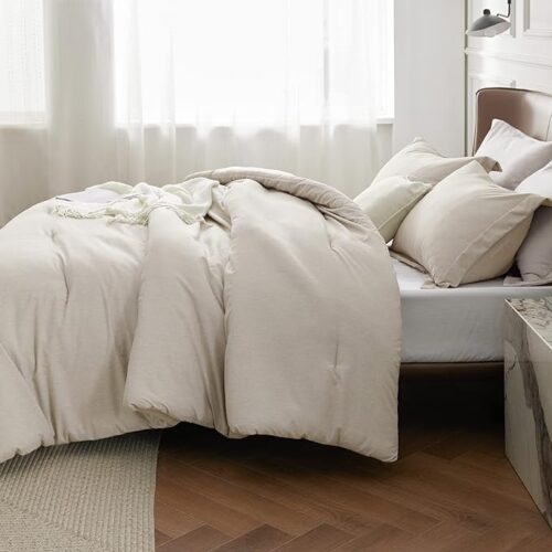 Bedsure Juego de edredón, edredón de tamaño Queen 3 piezas
