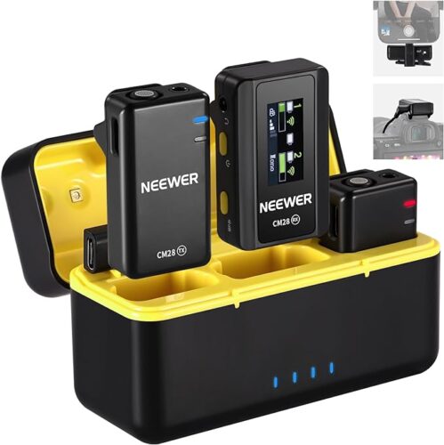 NEEWER CM28 Micrófonos de Solapa Inalámbricos